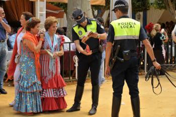 Alrededor de 115 agentes de Policía Local forman parte del dispositivo especial de la Feria de El Puerto     