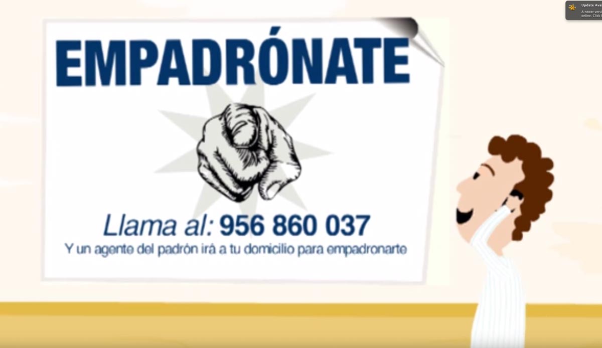 El Ayuntamiento lanza un spot animado sobre las ventajas de empadronarse en la ciudad