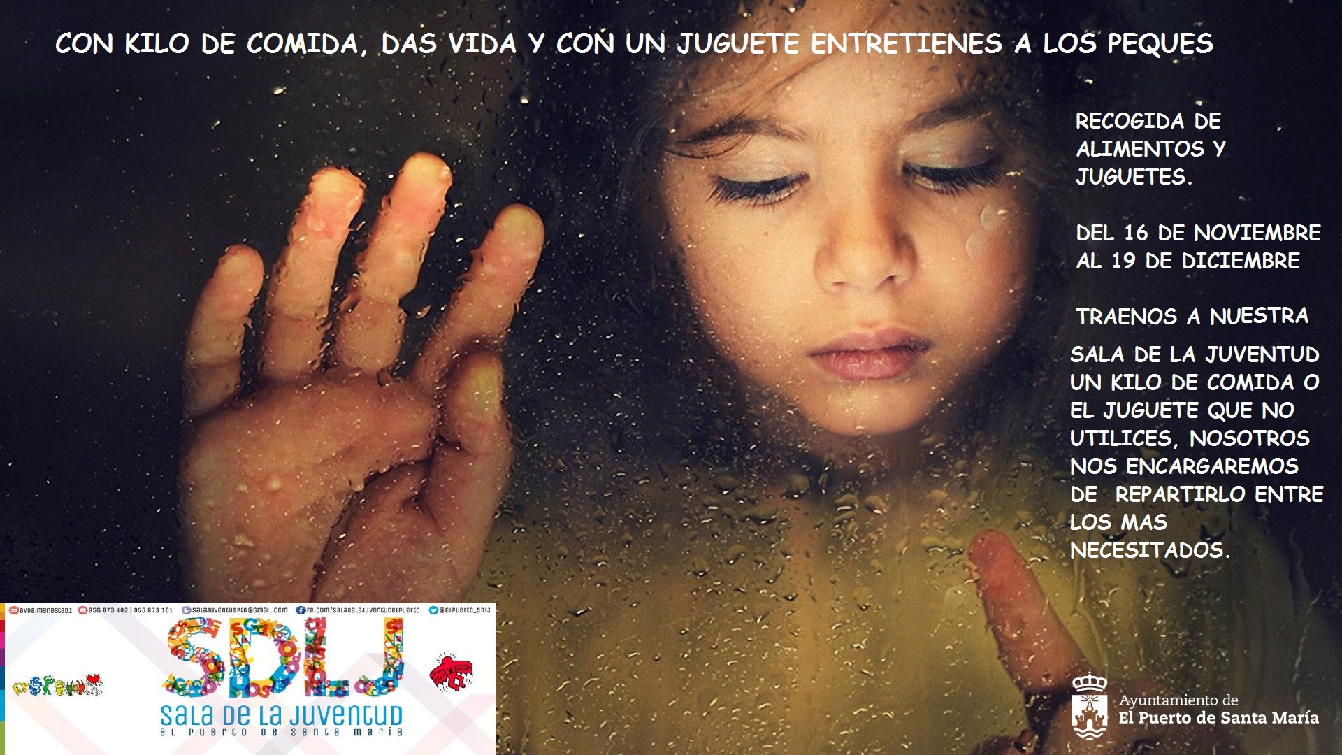 Juventud pone en marcha una recogida solidaria de alimentos y juguetes 