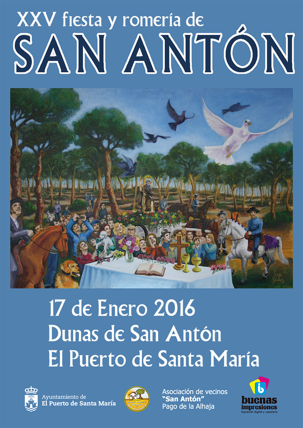 Aplicar Cervecería En la actualidad ElPuerto de Santa María - Presentado el programa de actos de la XXV Fiesta  de San Antón