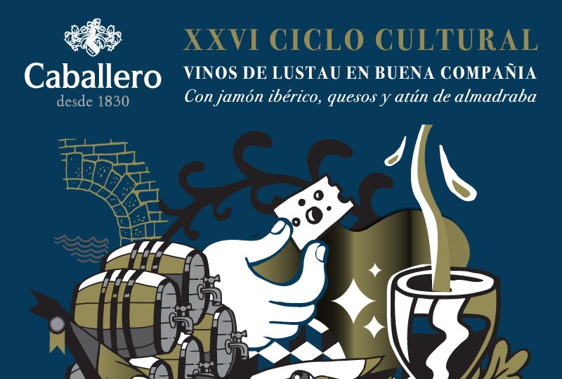 El XXVI Ciclo Cultural Caballero Vinos en Buena Compañía se celebrará los días 11 y 18 de agosto