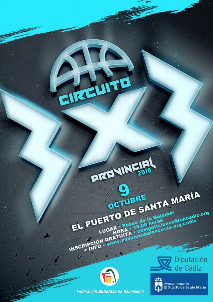 El Circuito Provincial de Baloncesto 3x3 llega a El Puerto este domingo 