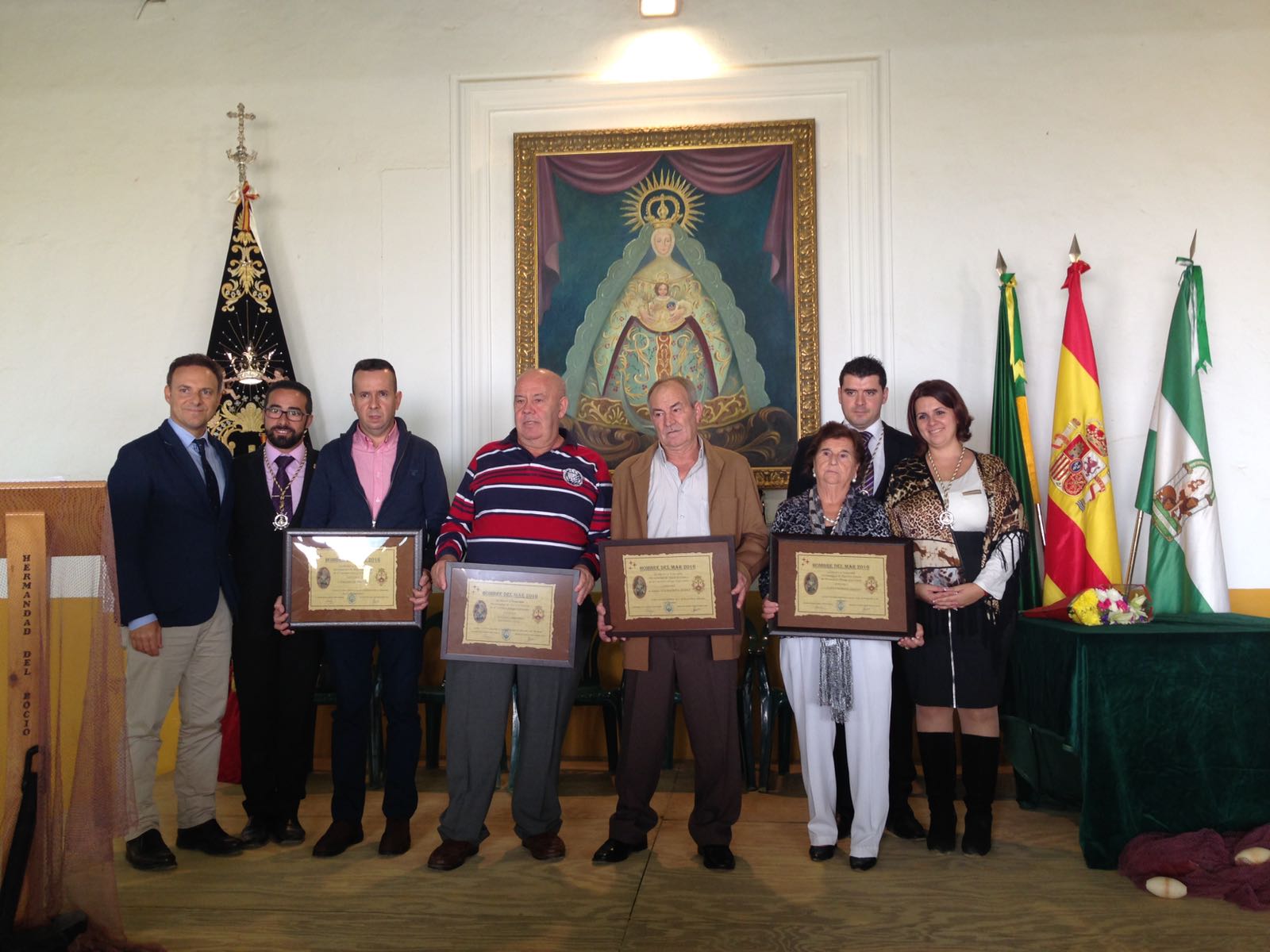 La Hermandad del Carmen celebra el acto de homenaje a los Hombres del Mar