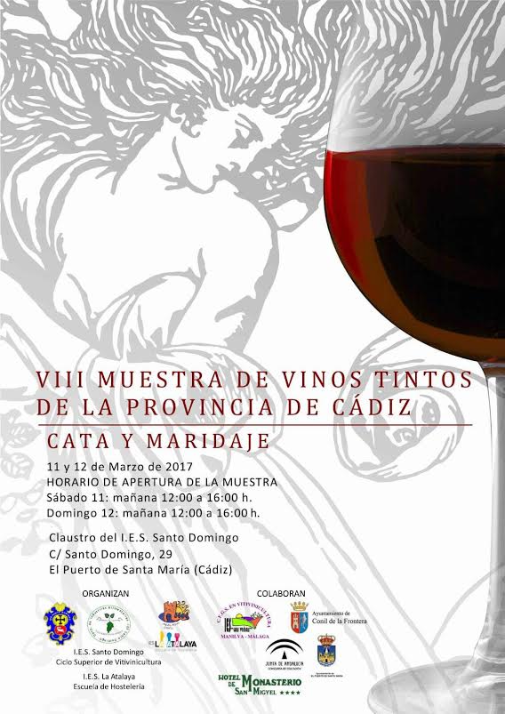 Este fin de semana se celebra la VIII edición de la Muestra de Vinos Tinto de la Provincia de Cádiz