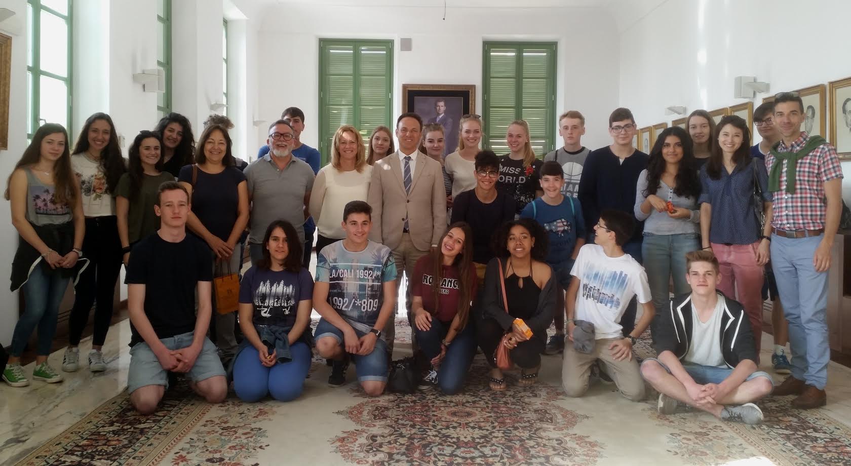 Alumnos Erasmus procedentes de Alemania visitan el Ayuntamiento
