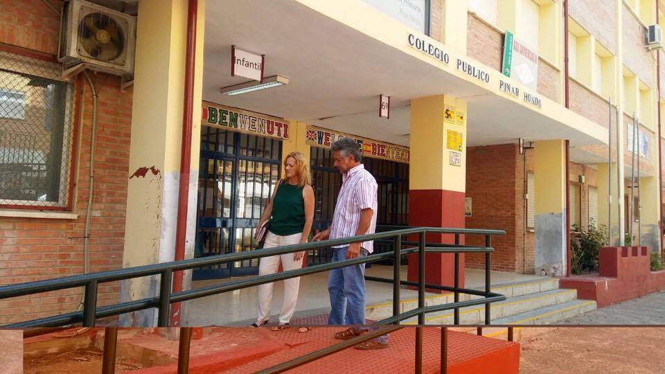 La Concejalía de Educación lleva a cabo trabajos de mejora en el colegio Pinar Hondo