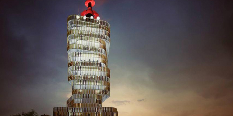 El alcalde felicita al arquitecto portuense Tomás Osborne, ganador del concurso para la remodelación de la torre del Circuito de Velocidad de Jerez