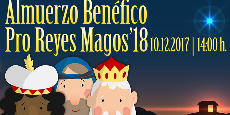 El Almuerzo Benéfico Pro Reyes Magos se celebrará el día 10 en el Restaurante Rincón del Jamón