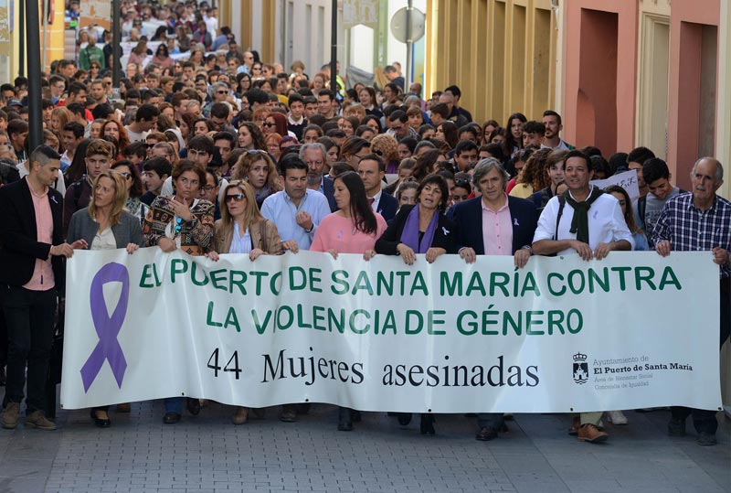 El Puerto se moviliza contra la violencia de género