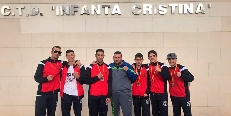 Dos oros, dos platas y tres bronces de la Escuela de Boxeo Pedro García en el Campeonato de España de Clubs