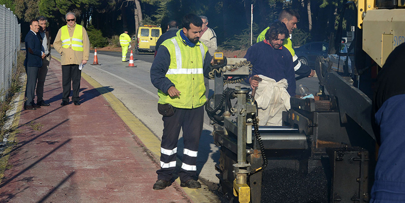 La Junta inicia las obras de asfaltado de la CA-603 como paso previo para la recepción de la carretera por el Ayuntamiento