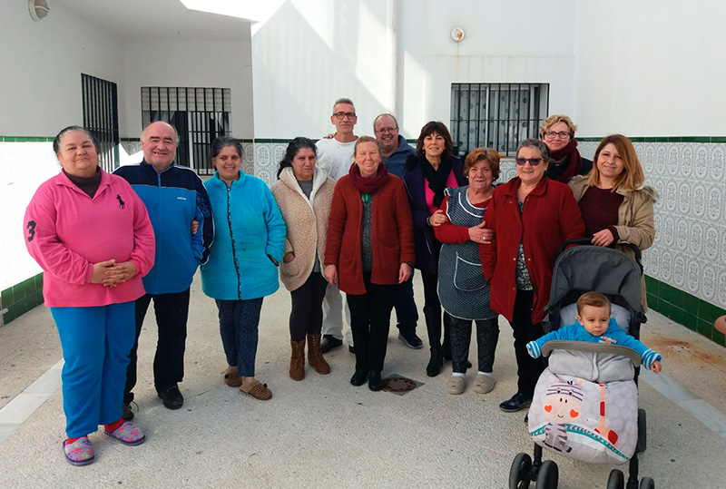 Matilde Roselló visita la promoción de viviendas de la calle San Juan