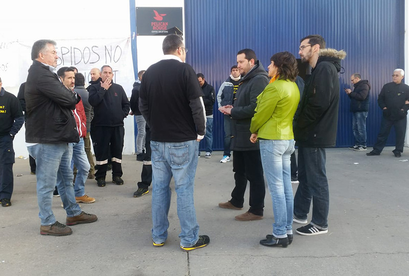 Apoyo del gobierno local a la huelga indefinida de la plantilla de Selecta España