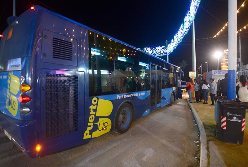 Más de 57.000 portuenses utilizaron el servicio de autobuses urbanos en la Feria, un 7,6% más que el año anterior