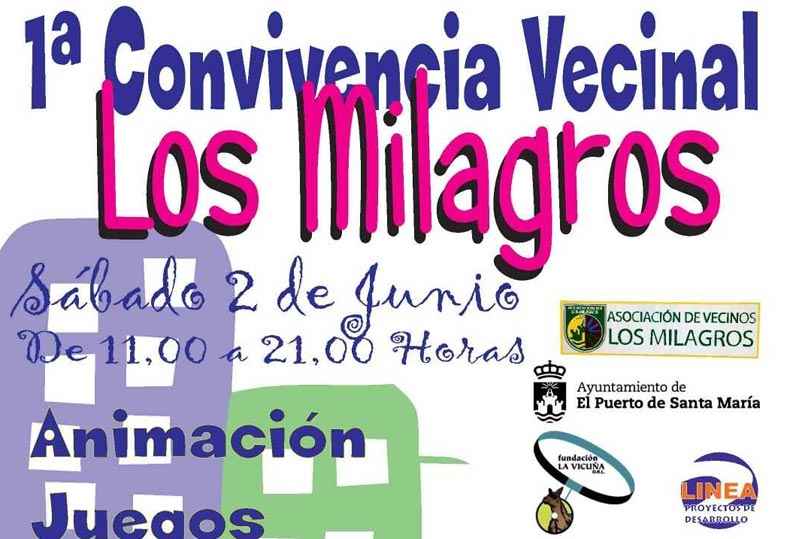 Bienestar Social organiza la I Convivencia Vecinal en Los Milagros para impulsar un cambio en el barrio