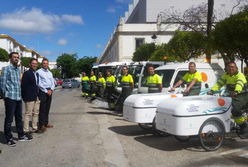El Servicio Municipal de Limpieza continúa ampliando la flota de vehículos y maquinarias para el trabajo diario