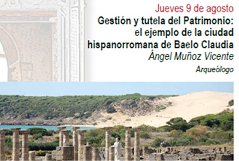 Este jueves a las 21:00 en el Hospitalito el coloquio Gestión y tutela del patrimonio: el ejemplo de la ciudad hispanorromana de Baelo Claudia