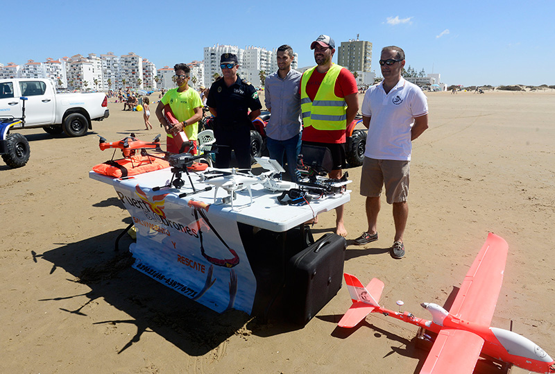 La concejalía de Seguridad mejora la asistencia en playas con la incorporación de 4 drones