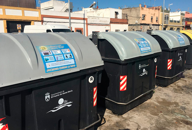 La campaña ‘Contigo El Puerto Brilla’ continúa acercando a la ciudadanía información sobre el Servicio Municipal de Limpieza