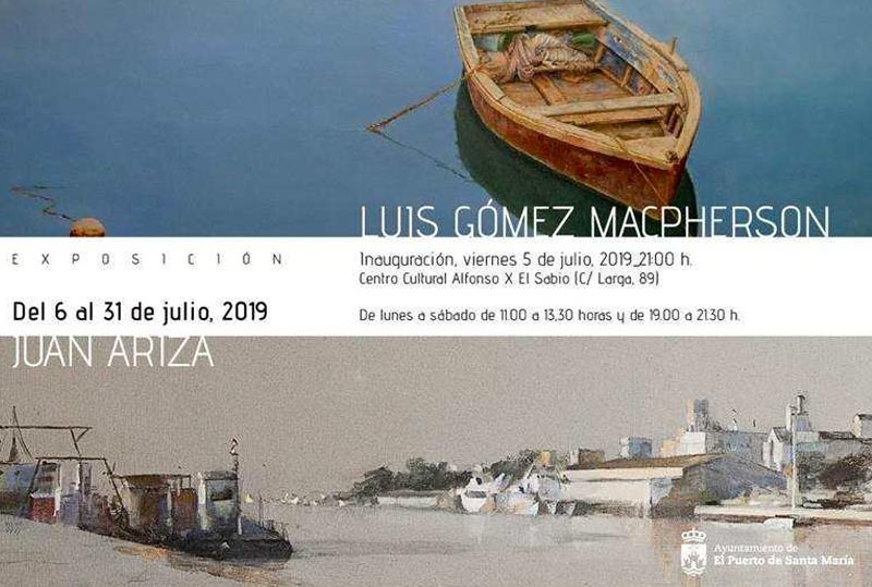Inauguración de la exposición de Luis Gómez Macpherson y Juan Ariza