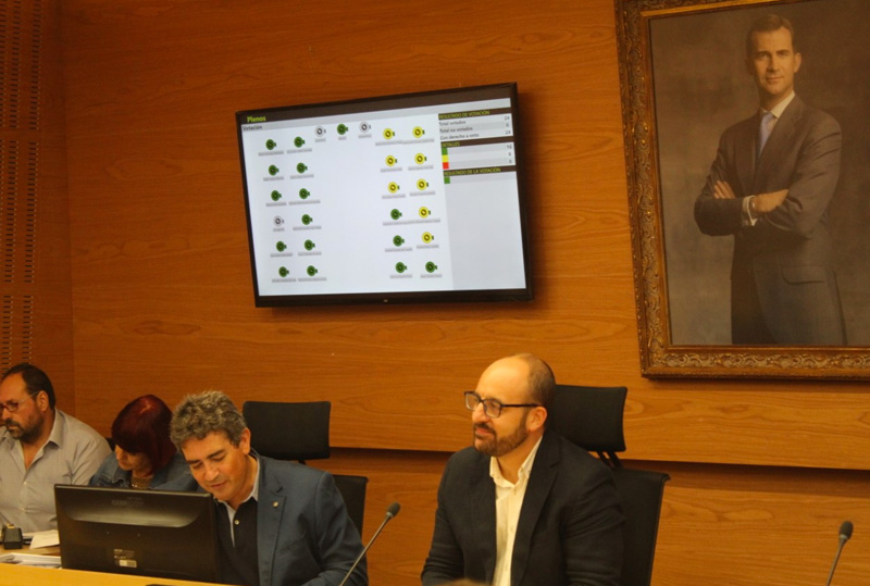 El Ayuntamiento de El Puerto activa definitivamente el voto electrónico con control de presencia para las sesiones plenarias