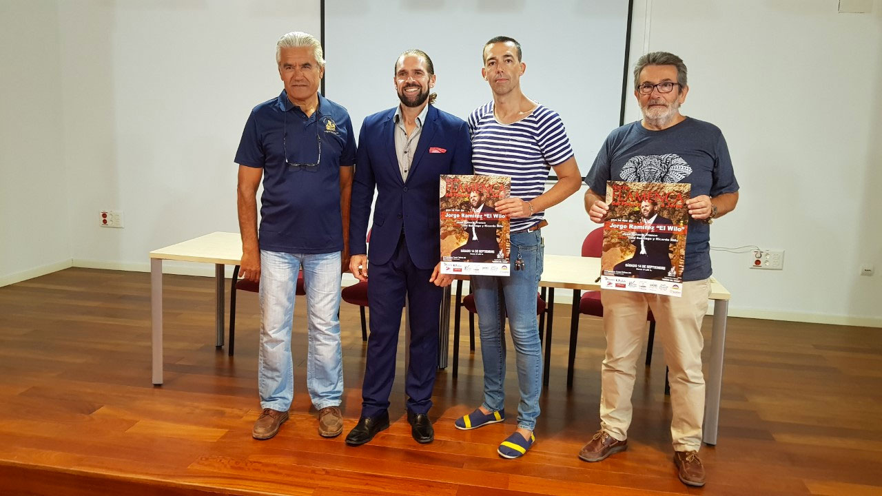 El teniente de alcalde de Fiestas, David Calleja, presenta “Noche flamenca de El Puerto a Jerez”, que El Chumi acoge este sábado 14 con la actuación de El Wilo”