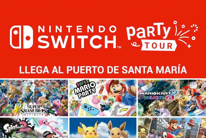 Nintendo elige El Puerto de Santa María como punto de partida de su gira de verano por Andalucía