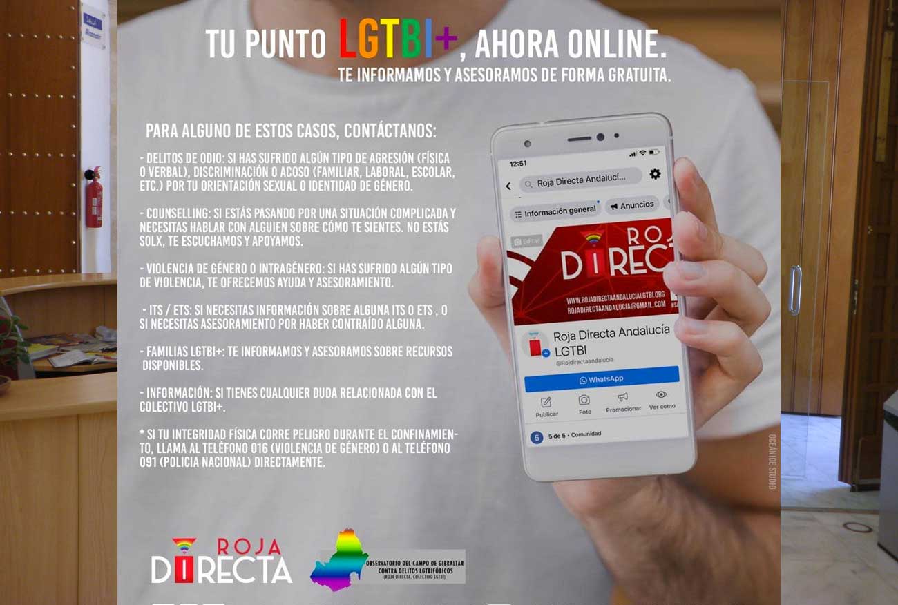 El Puerto ofrece un nuevo recurso para asesoramiento y apoyo del colectivo LGTBI mientras dure el confinamiento