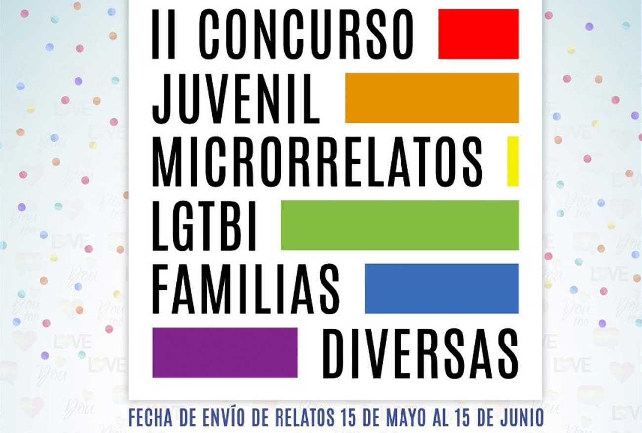 Juventud y la asociación Libres LGTBI organizan un concurso de relatos para mostrar la diversidad de las familias
