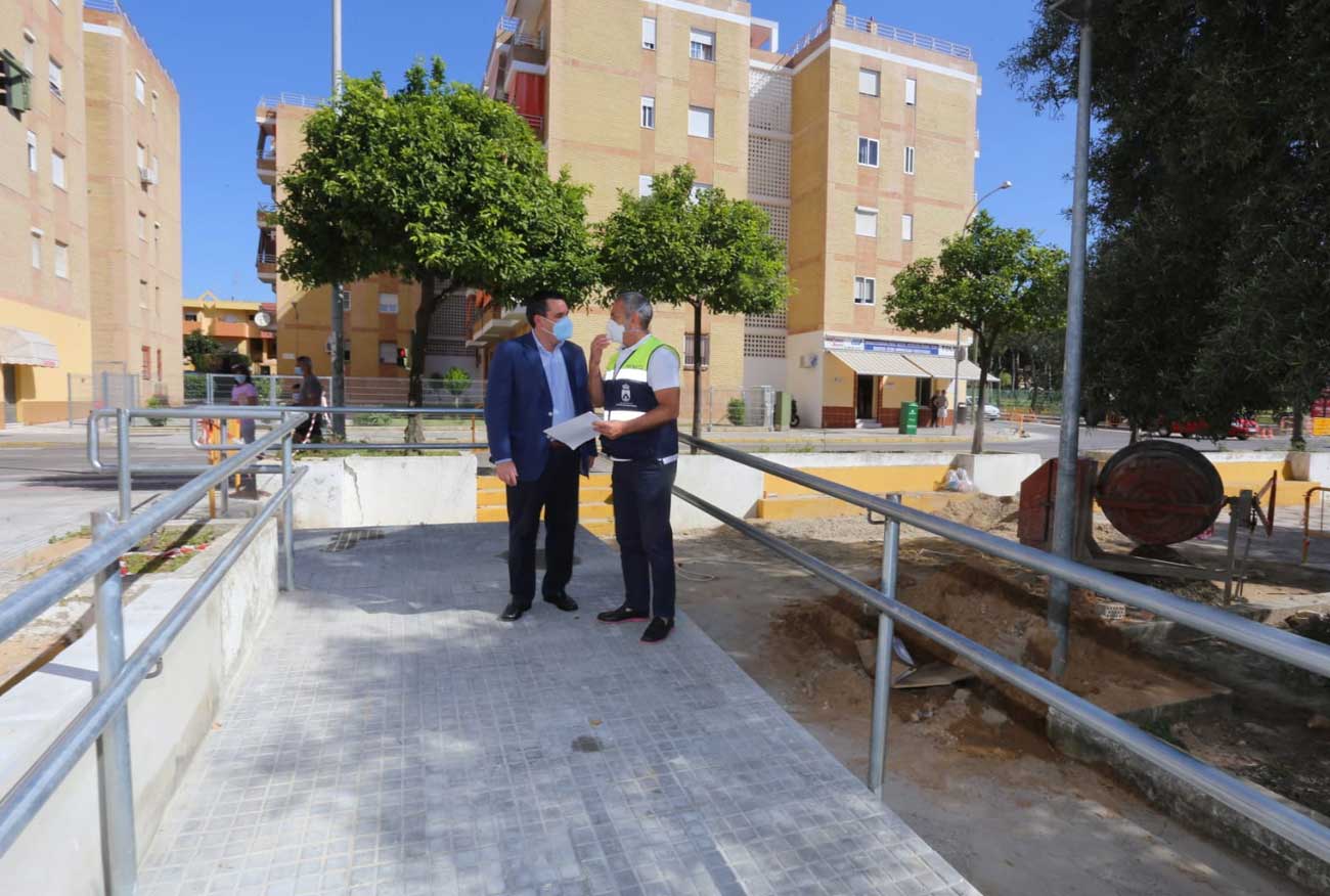 El proyecto de la rotonda de La Libertad incluye obras para hacer más accesible a los vecinos su entorno