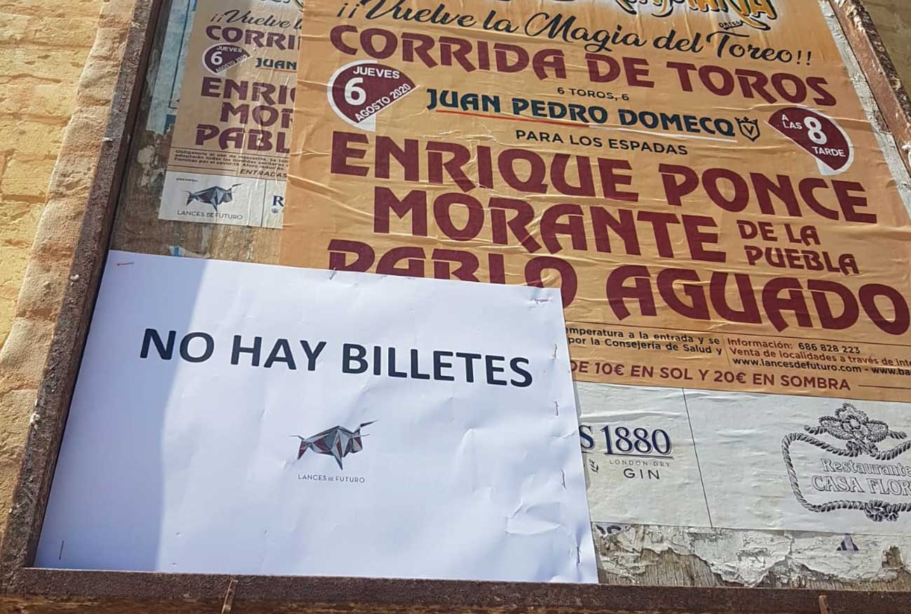 La corrida del 140 aniversario de la Plaza Real cuelga el cartel de no hay billetes