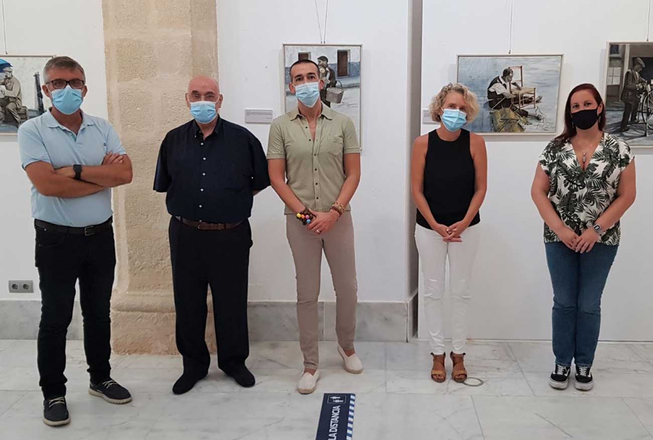Inaugurada la exposición pictórica “Los oficios del pasado” que el Hospitalito acoge hasta el 23 de agosto