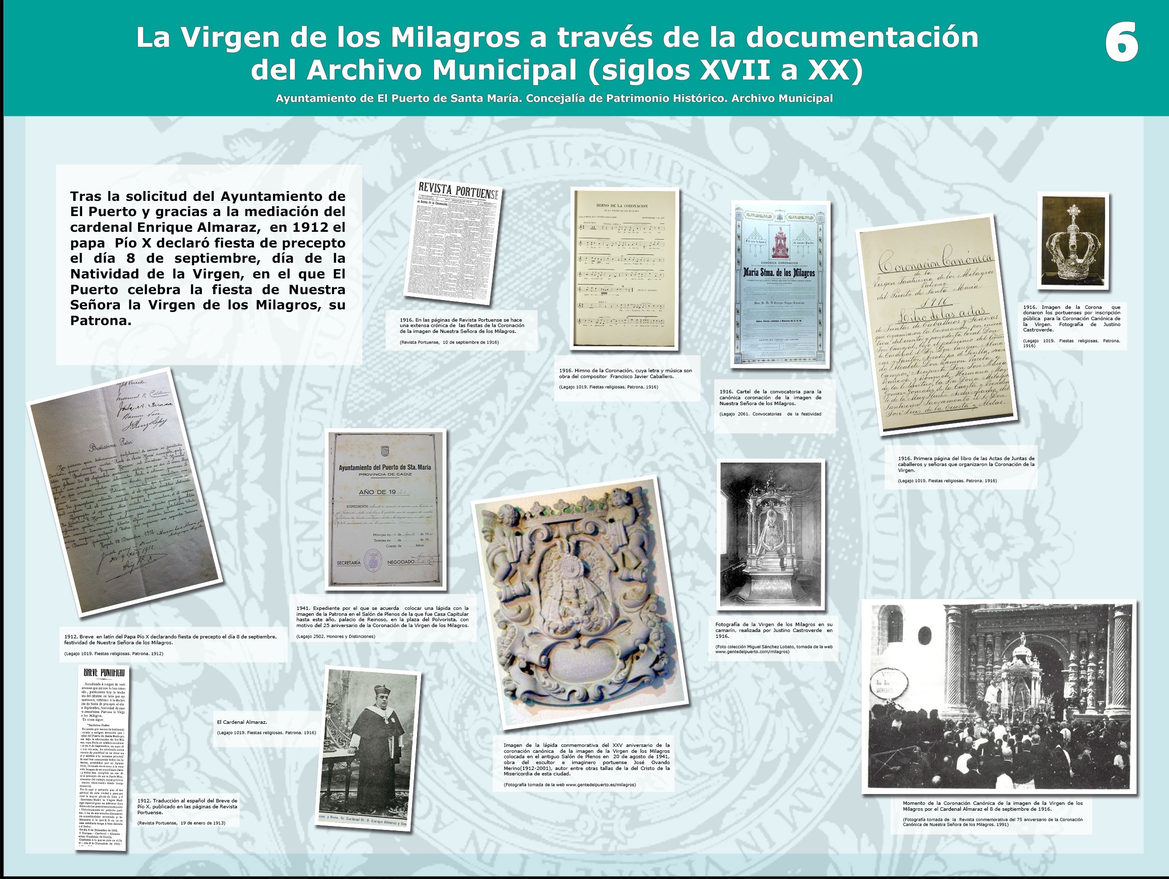 La Virgen de los Milagros a través de la documentación del Archivo Municipal (s. XVII a XX)