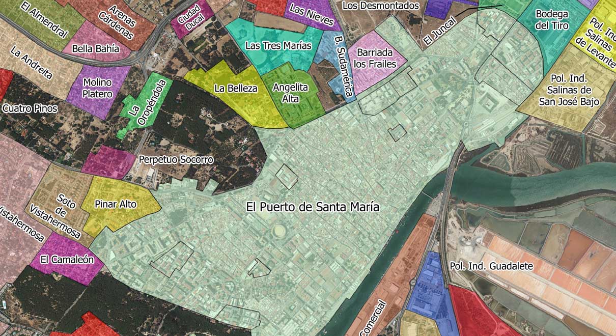 El Puerto lleva a Pleno la aprobación del Inventario Toponímico de Asentamientos actualizado para incluirlo en la Cartografía de Andalucía