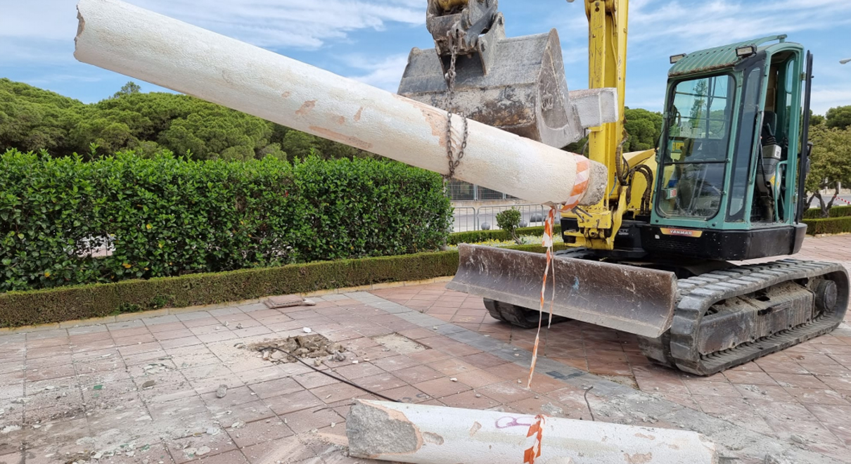 Comienza la reparación integral del Paseo José Luis Tejada