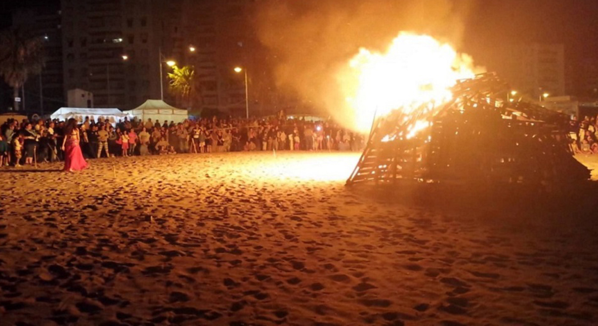 Las playas portuenses se blindan para evitar las hogueras de San Juan