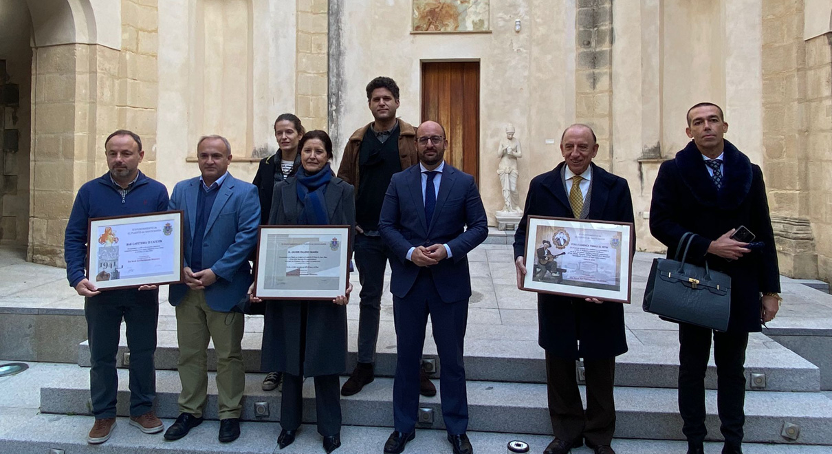 La Sala Hospitalito se llena de orgullo portuense en la entrega de los Diplomas de Patrimonio Histórico