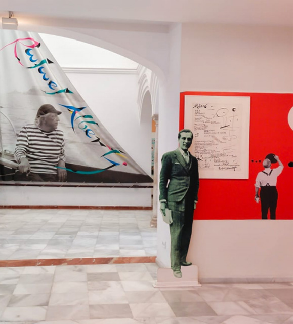 Miró y Alberti. Exposición de la carpeta 