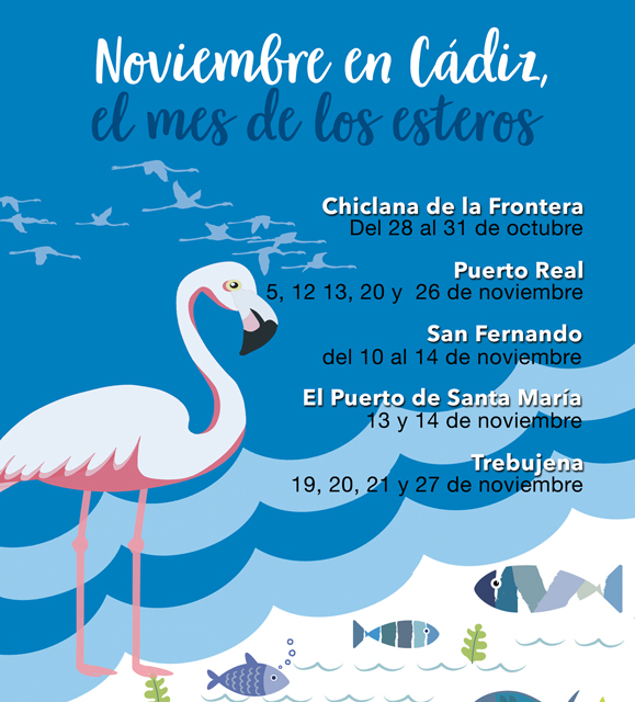 Noviembre en Cádiz, mes de los esteros