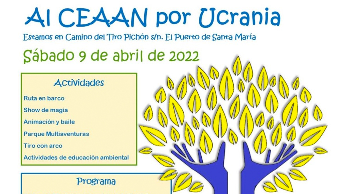 Acelerar Canal De tormenta ElPuerto de Santa María - El CEAAN abre sus puertas este sábado 9 de abril  para ayudar al pueblo ucraniano, en una jornada de sol y solidaridad