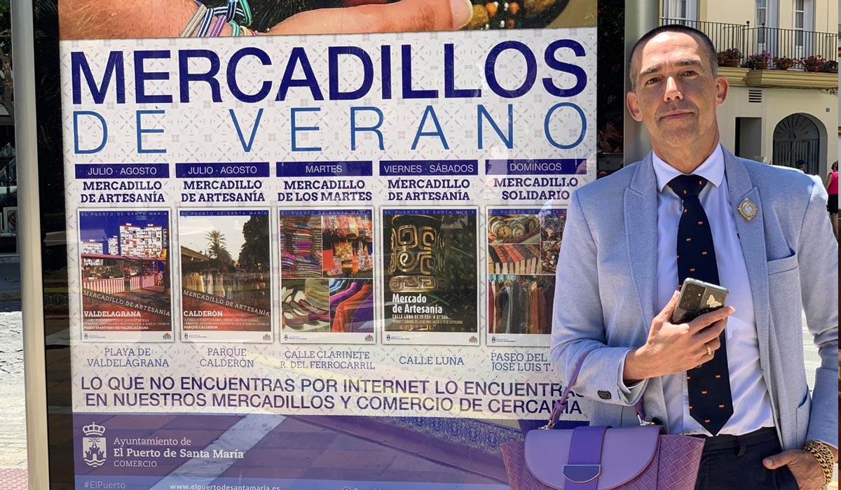 Calleja destaca la amplia oferta de Mercadillos con la que cuenta El Puerto