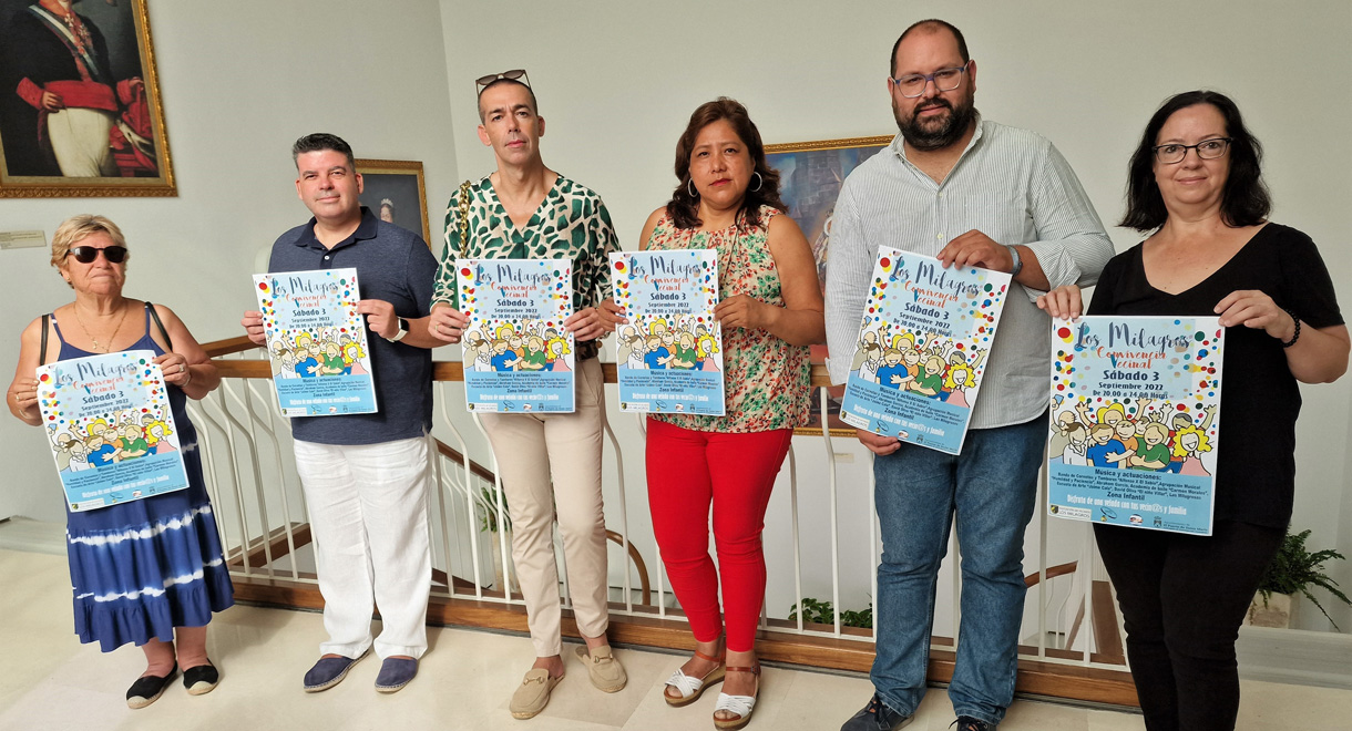 Participación Ciudadana y la AVV de Los Milagros presentan el cartel de la tradicional convivencia vecinal