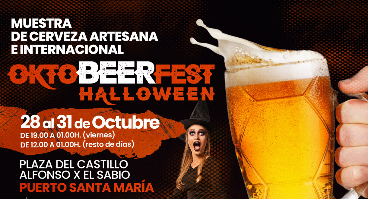 Hospitalidad Siempre Chip ElPuerto de Santa María - La Plaza del Castillo acogerá el OktoBEERfest  Halloween del viernes 28 al lunes 31 de octubre