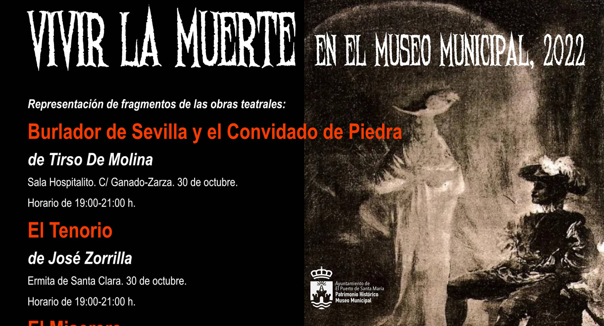 “Vivir la muerte en el Museo Municipal” ofrecerá una lectura y representación de fragmentos de obras teatrales típicas de Todos los Santos