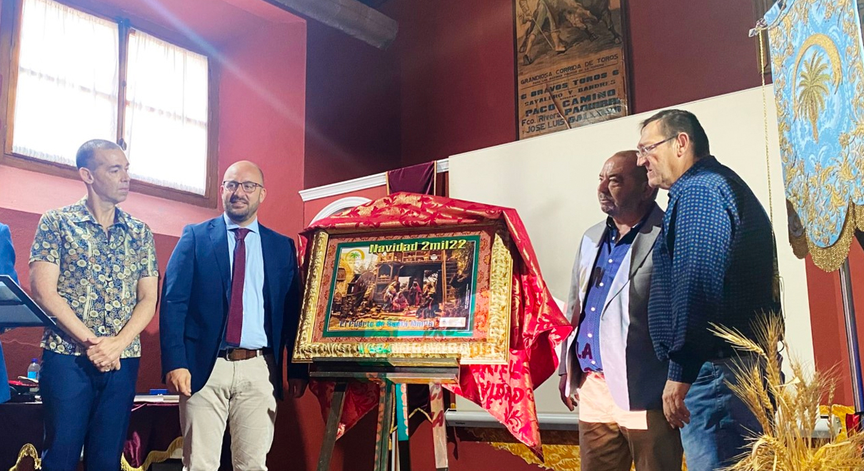 El Belén de la Hermandad del Dolor y Sacrificio ilustra la Campaña de Navidad 2022 de la Asociación de Belenistas Portuense  “Ángel Martínez”