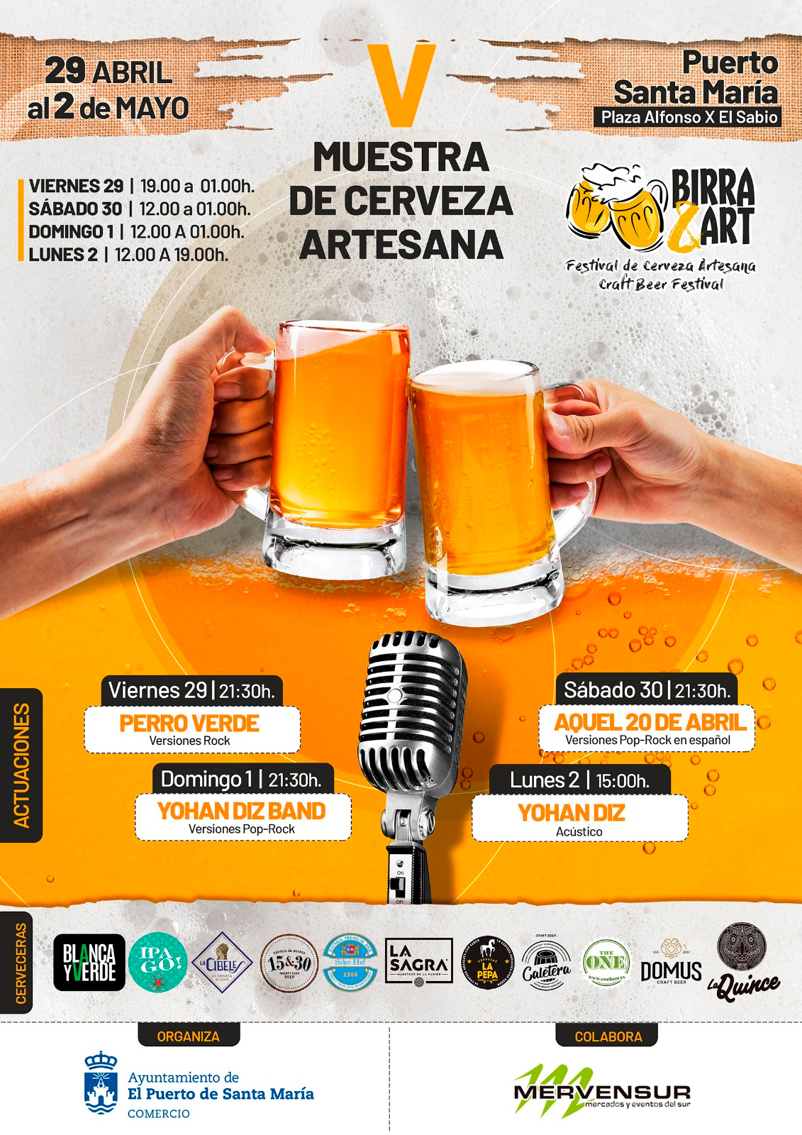 empresario rodar Anónimo ElPuerto de Santa María - La Plaza del Castillo de El Puerto acogerá la “V  Muestra de Cerveza Artesana” del 29 de abril al 2 de mayo
