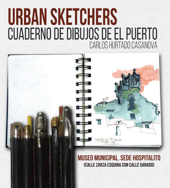 Exposición. Urban Sketchers: Cuaderno de dibujos de El Puerto