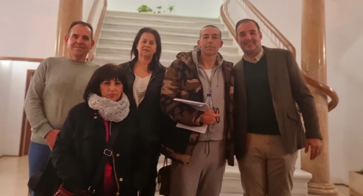 Calleja se reúne con la Banda de Música 