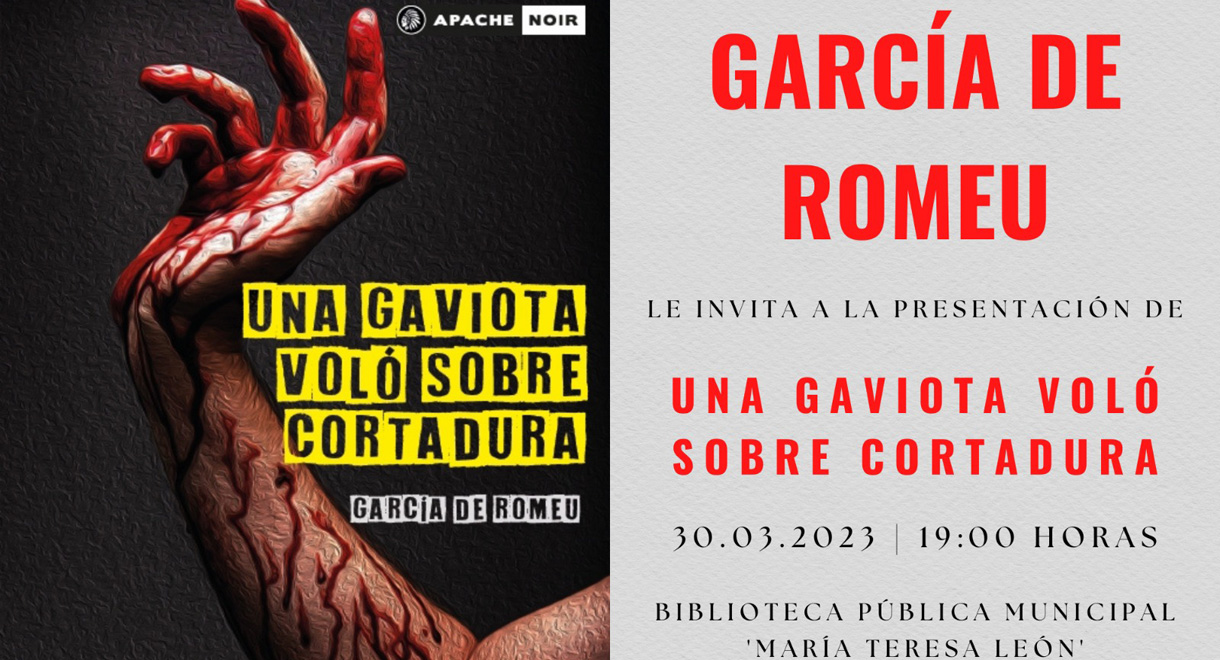 García de Romeu presenta su novela “Una gaviota voló sobre Cortadura” en la Biblioteca Pública María Teresa León García de Romeu presenta su novela “Una gaviota voló sobre Cortadura” en la Biblioteca Pública María Teresa León