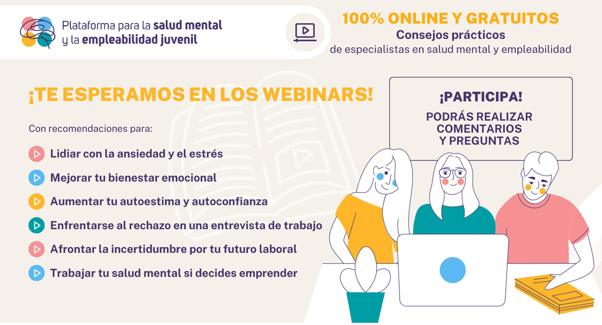 El Ayuntamiento de El Puerto se integra en una plataforma de Salud Mental y Empleabilidad Juvenil, que celebra su primer webinar el 28 de abril
